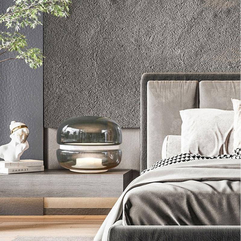 Metavaya Table Lamp Alabaster Glass Table Lamp