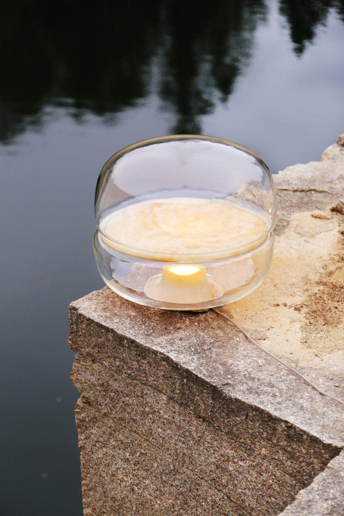 Metavaya Table Lamp Alabaster Glass Table Lamp