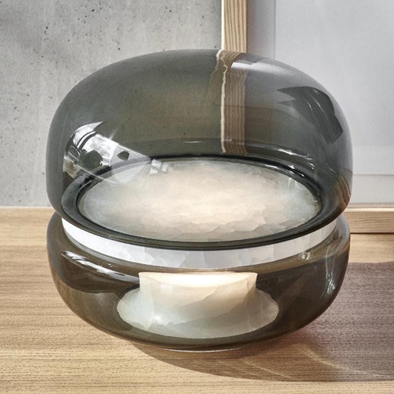 Metavaya Table Lamp Alabaster Glass Table Lamp
