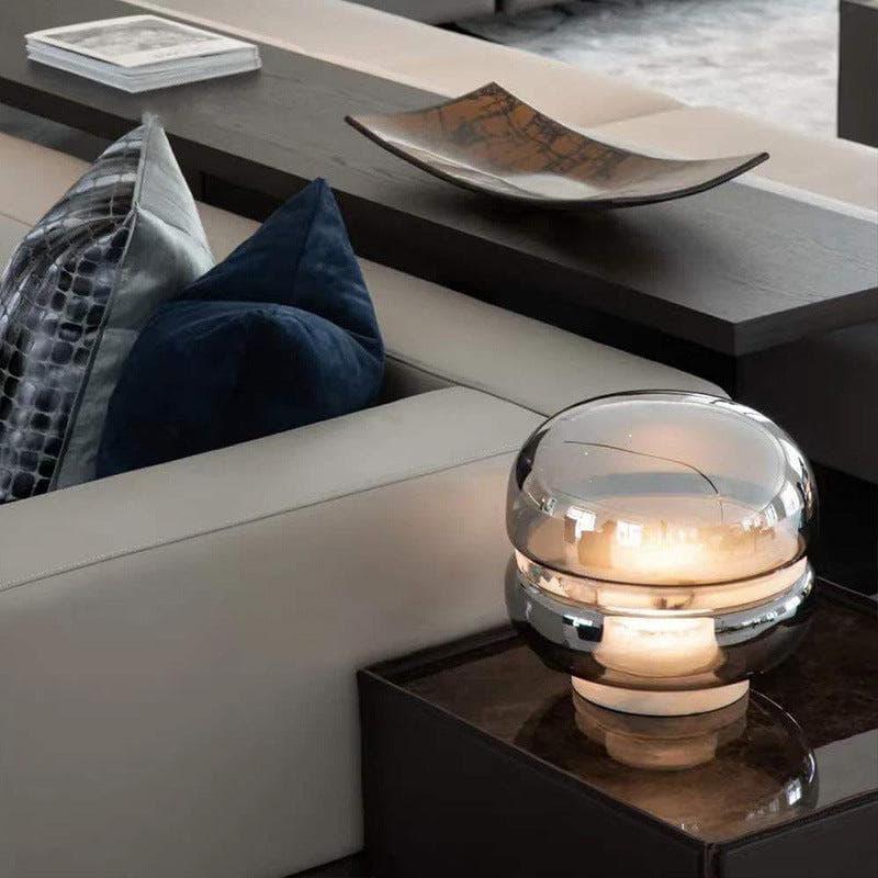 Metavaya Table Lamp Alabaster Glass Table Lamp