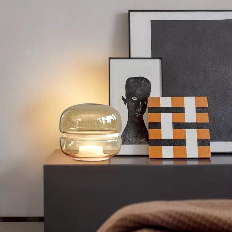 Metavaya Table Lamp Alabaster Glass Table Lamp