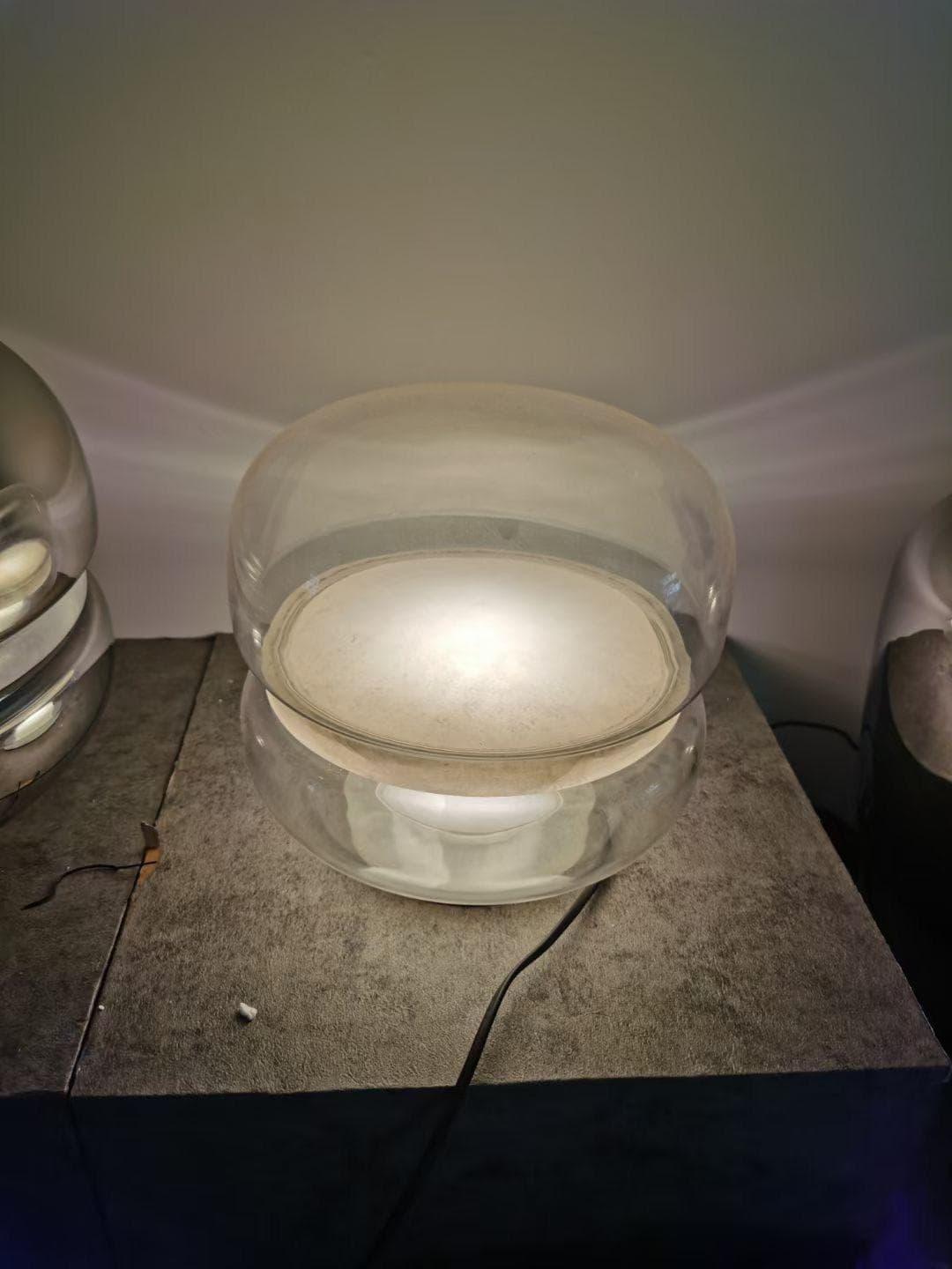 Metavaya Table Lamp Alabaster Glass Table Lamp