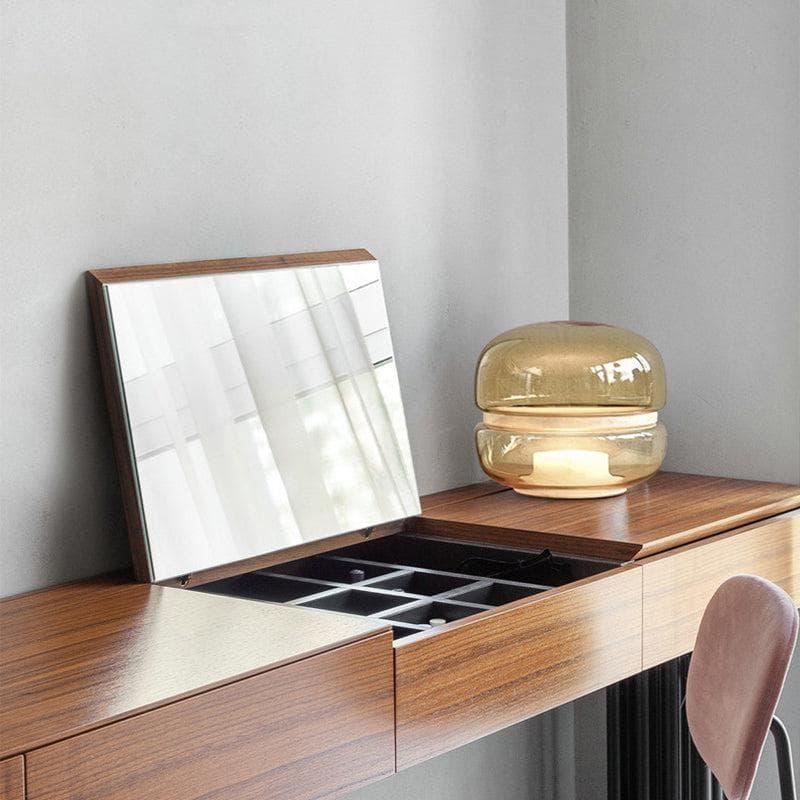 Metavaya Table Lamp Alabaster Glass Table Lamp