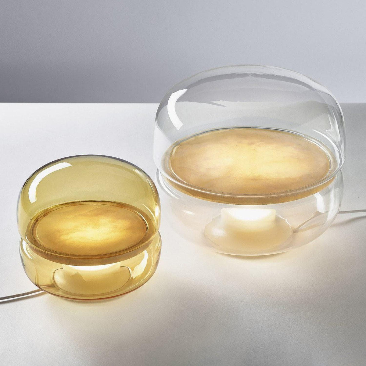 Metavaya Table Lamp Alabaster Glass Table Lamp