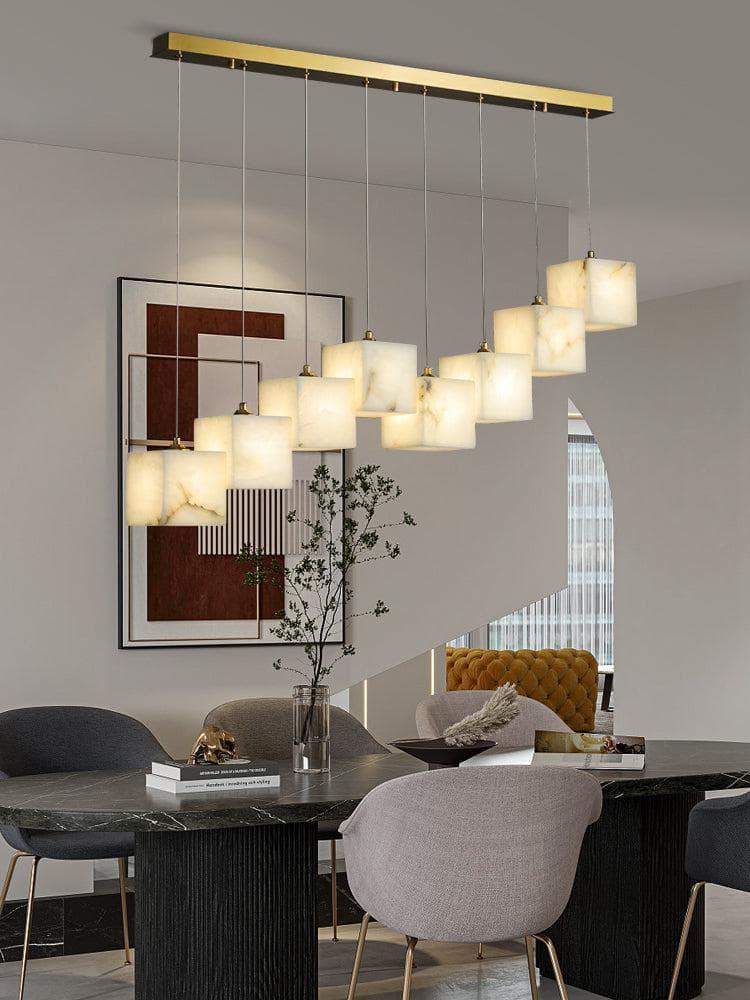 Metavaya Chandelier Marble Box Chandelier