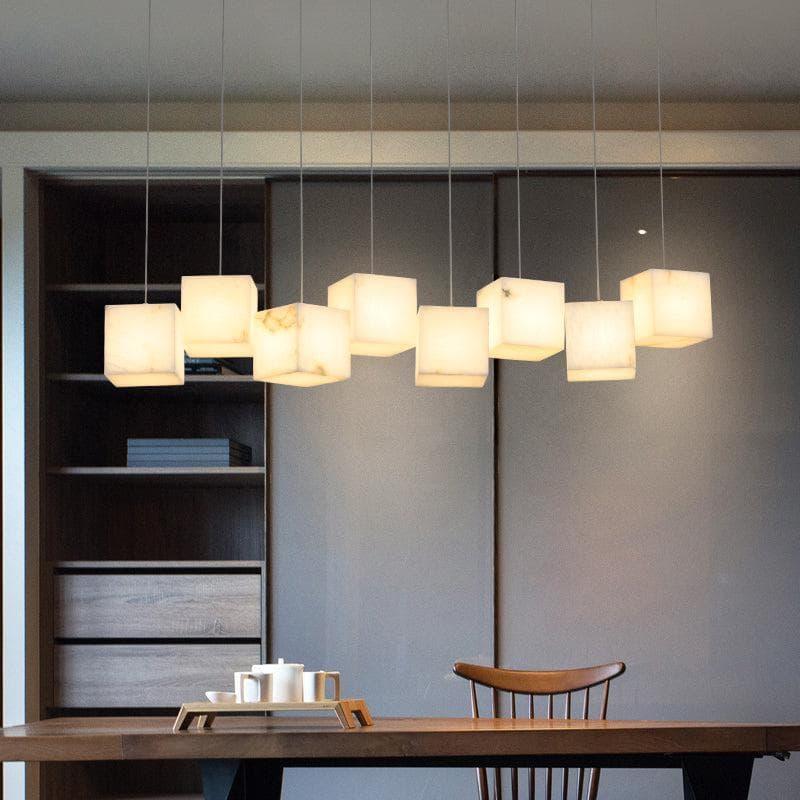 Metavaya Chandelier Marble Box Chandelier