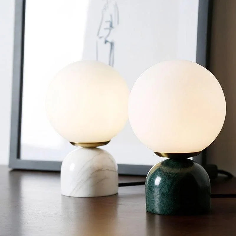 Metavaya Table Lamp Marble Mini Table lamp