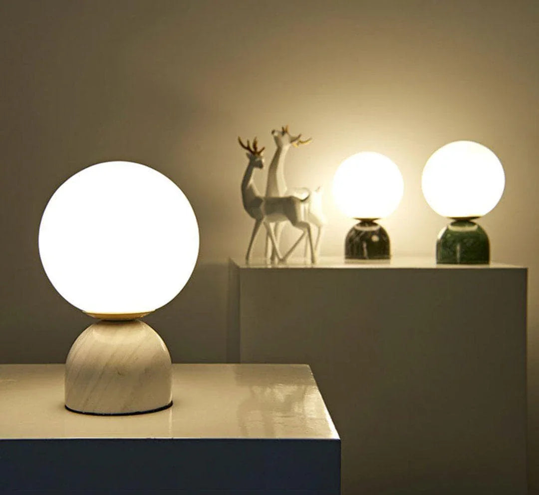 Metavaya Table Lamp Marble Mini Table lamp