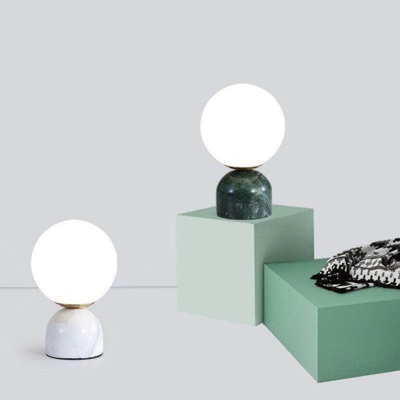 Metavaya Table Lamp Marble Mini Table lamp