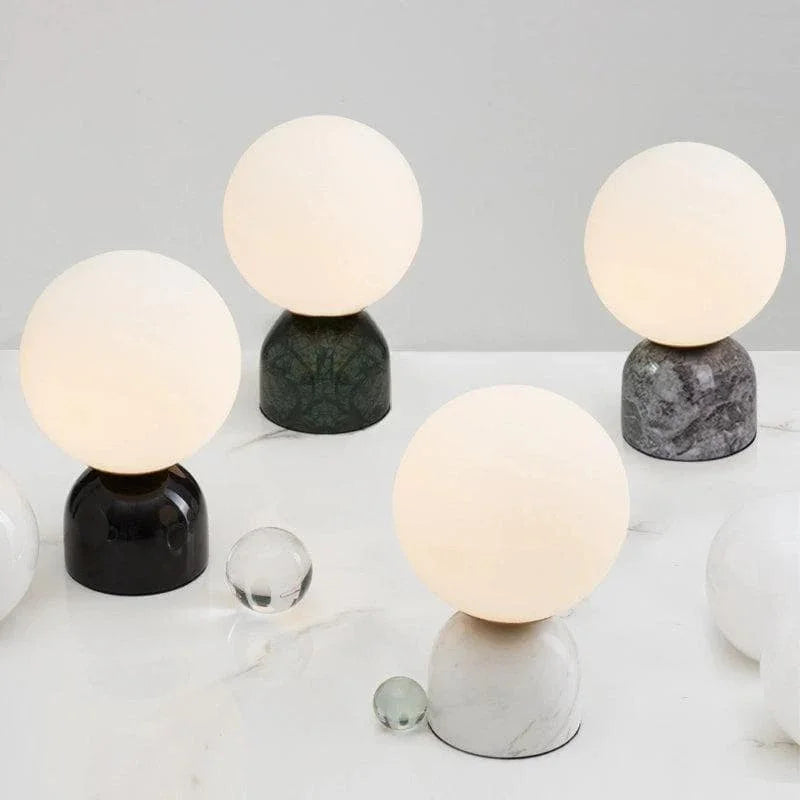 Metavaya Table Lamp Marble Mini Table lamp