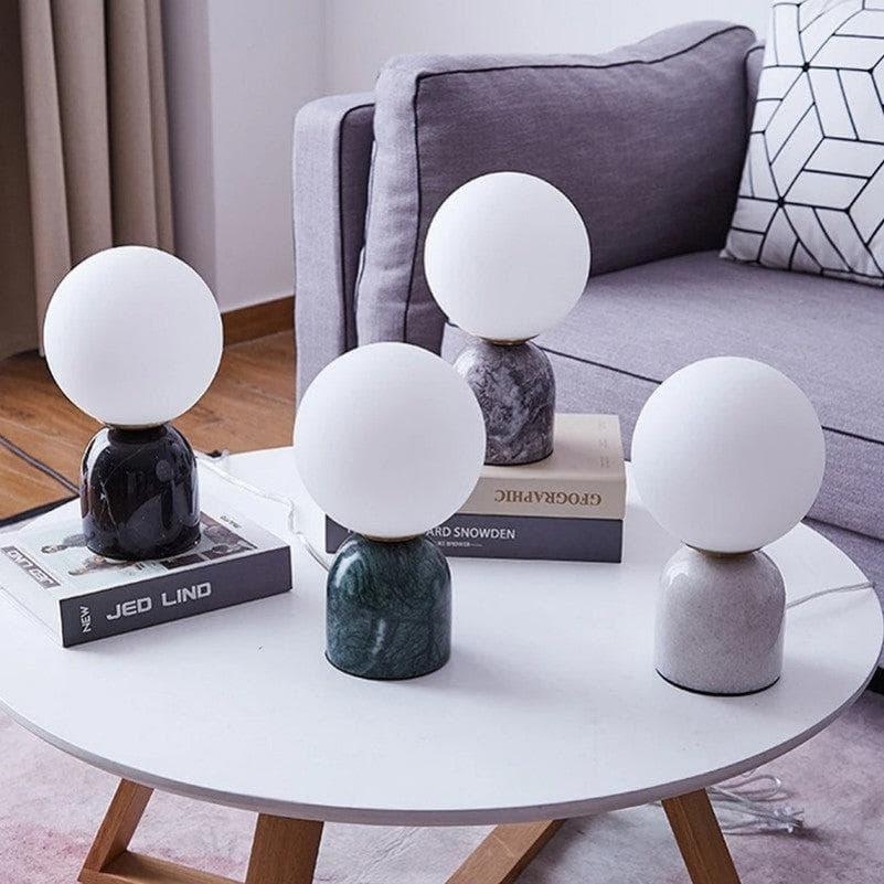 Metavaya Table Lamp Marble Mini Table lamp