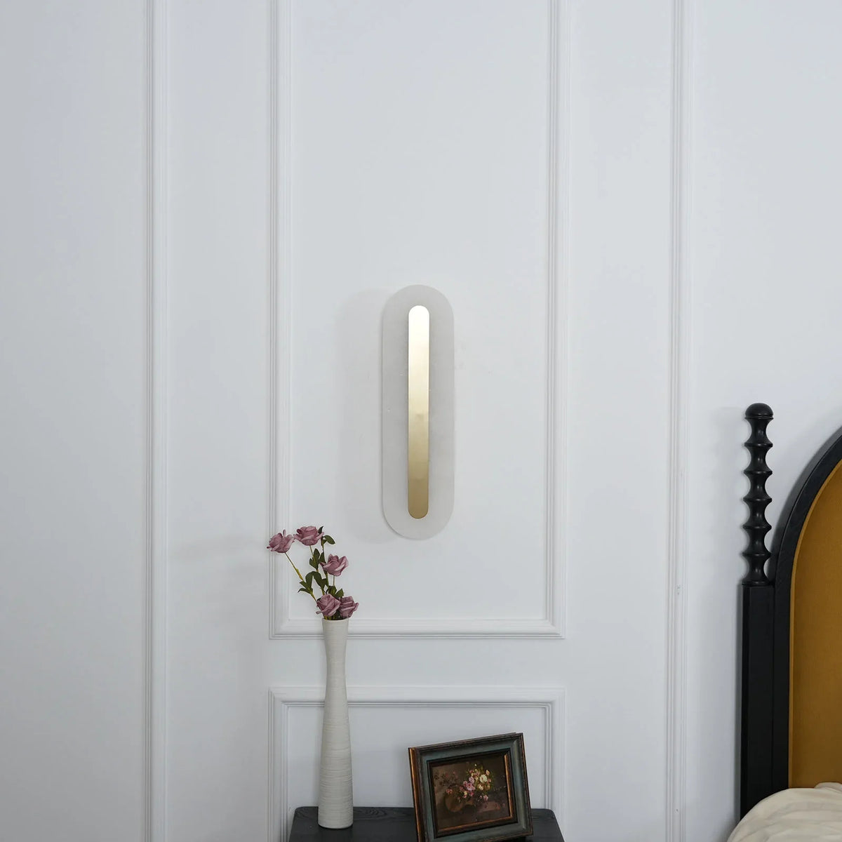 Marble Rounded Wall Light - view 12 | Metavaya