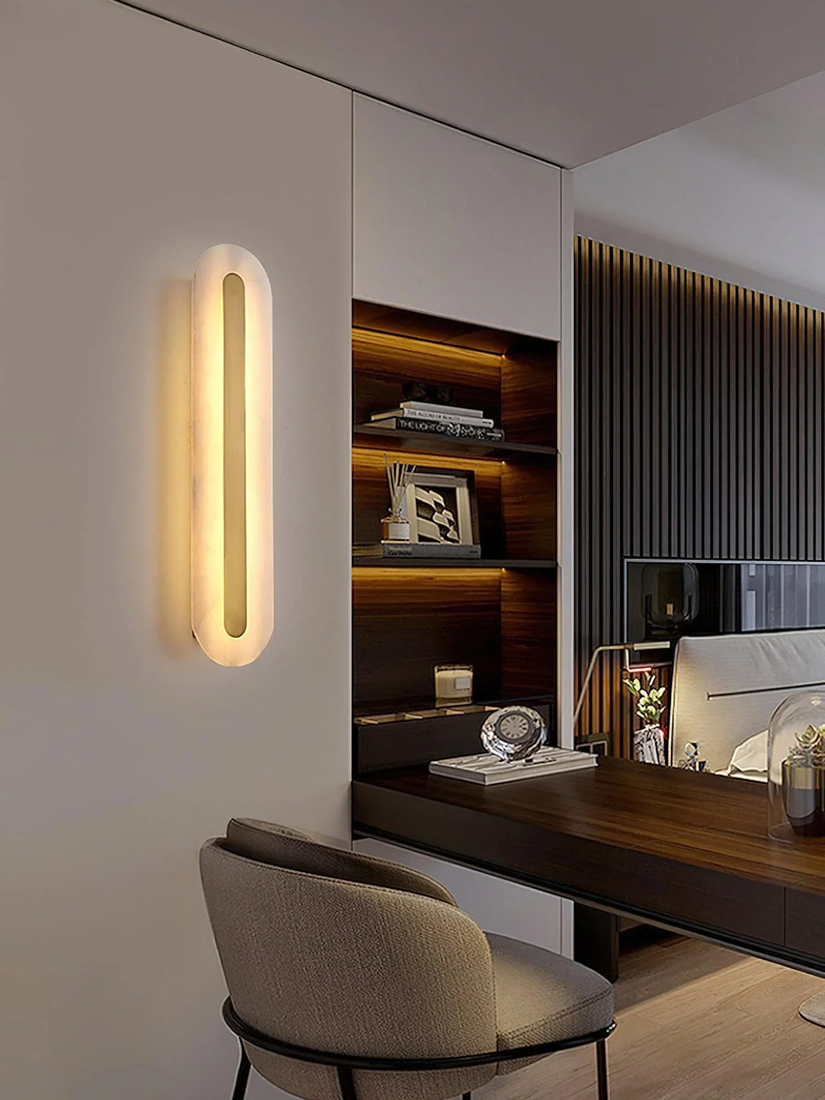 Metavaya Wall light Marble Rounded Wall Light