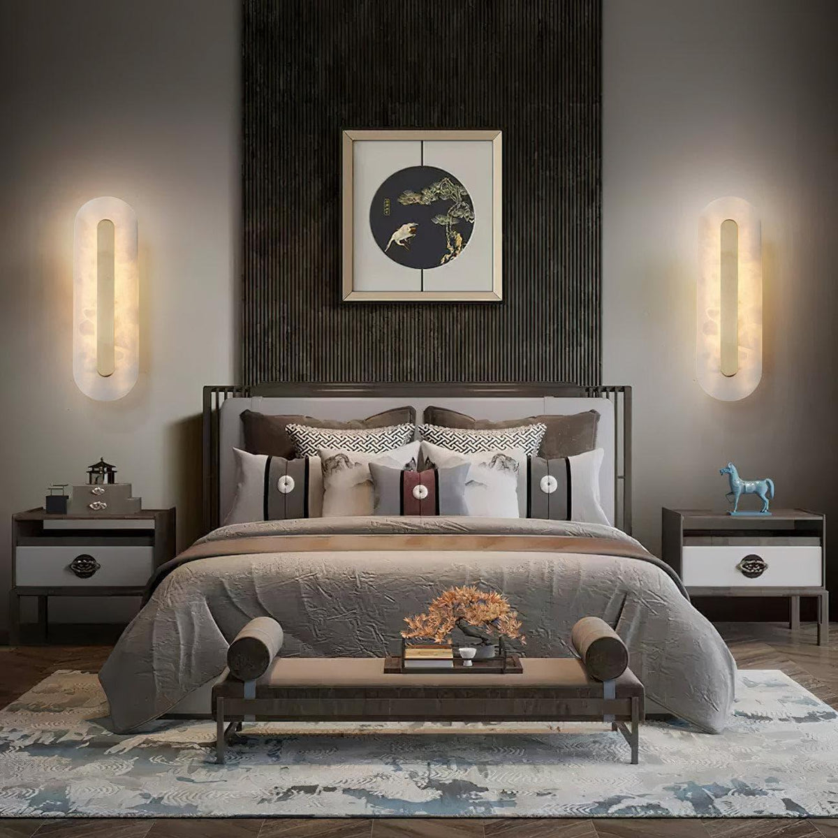 Metavaya Wall light Marble Rounded Wall Light
