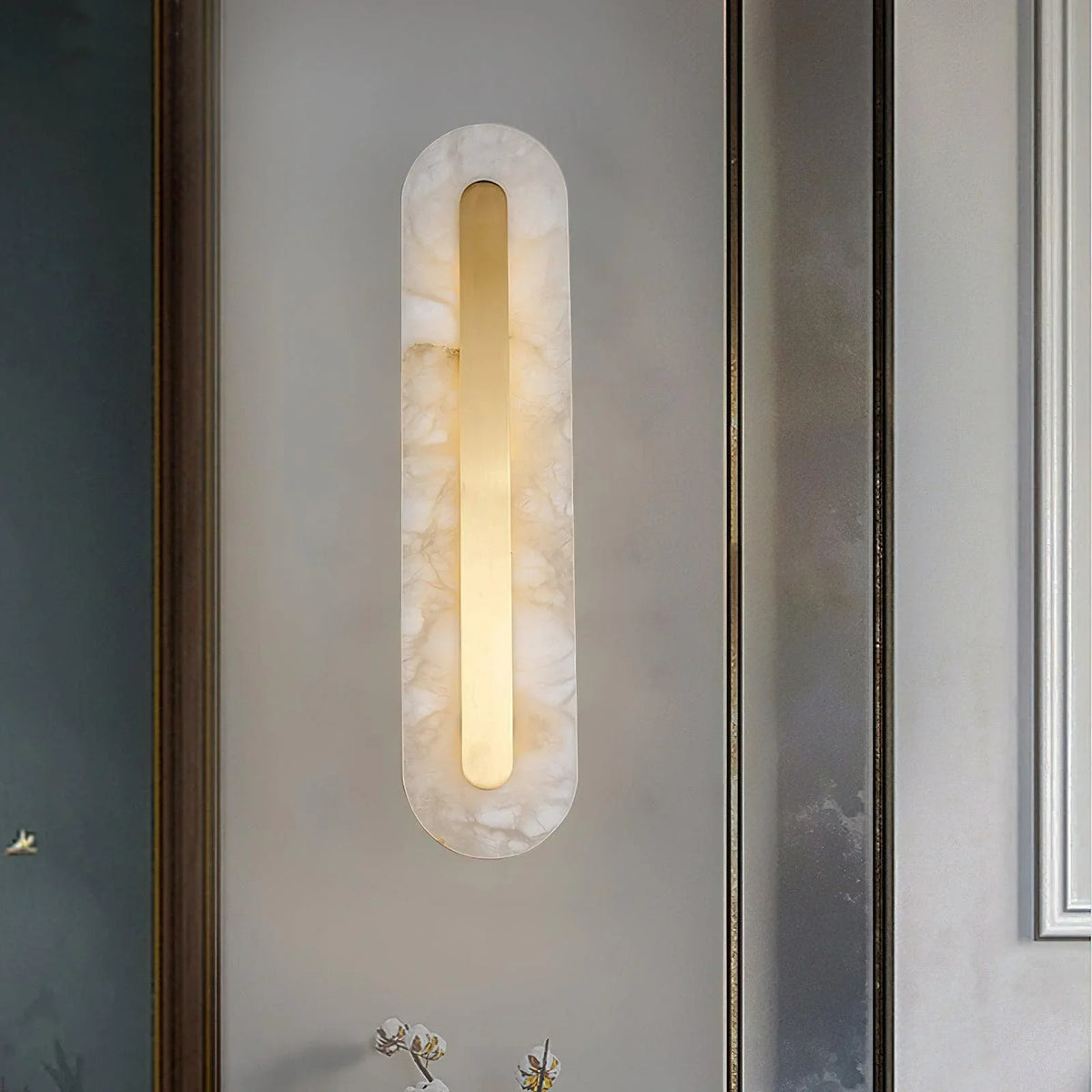 Metavaya Wall light Marble Rounded Wall Light