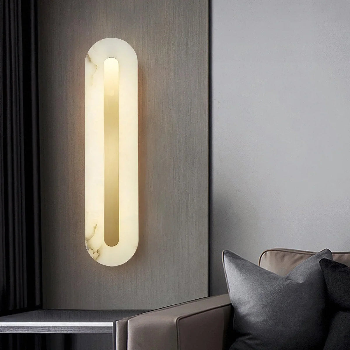 Metavaya Wall light Marble Rounded Wall Light