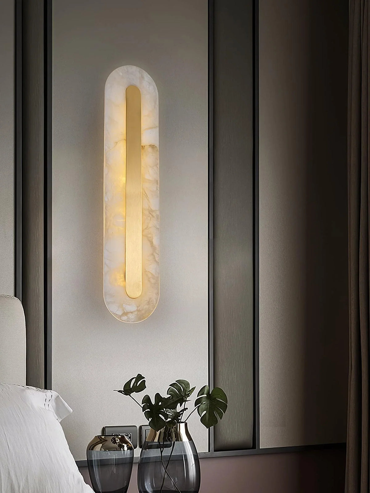Metavaya Wall light Marble Rounded Wall Light