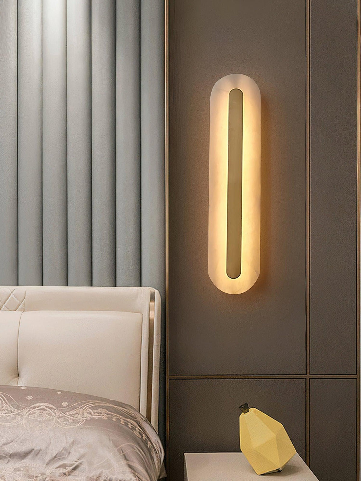 Metavaya Wall light Marble Rounded Wall Light