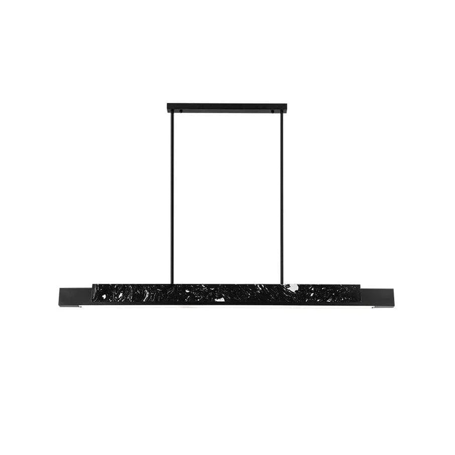 Metavaya Ceiling Lamp ∅ 100 cm x H 100cm / ∅ 39.4″ x H 39.4″ / Black+Black / Warm White Marble ceiling lamp 6938617801700 M2023101702-4