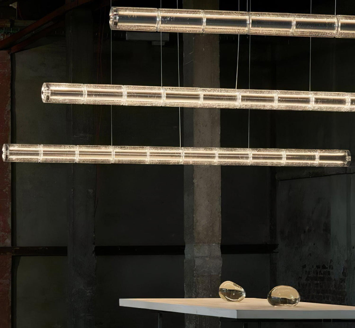 Metavaya Chandelier Mcdade Segmented Glass Chandelier