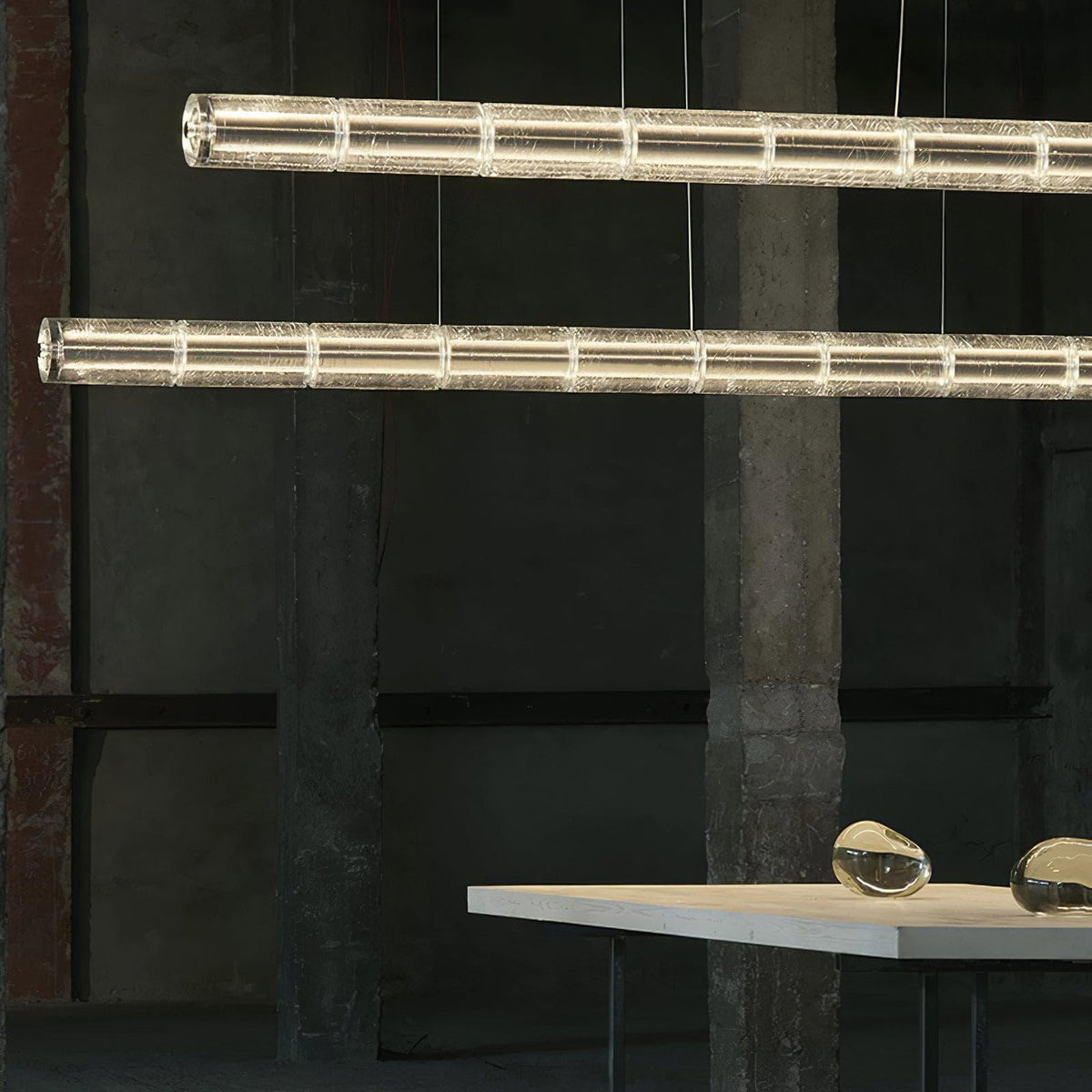 Metavaya Chandelier Mcdade Segmented Glass Chandelier