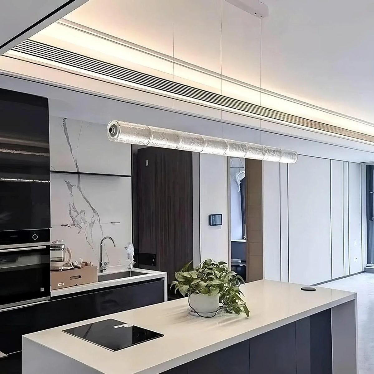 Metavaya Chandelier Mcdade Segmented Glass Chandelier