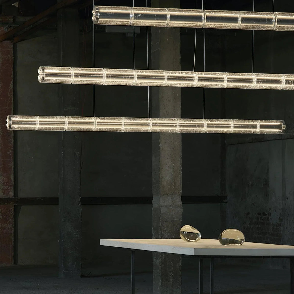 Metavaya Chandelier Mcdade Segmented Glass Chandelier