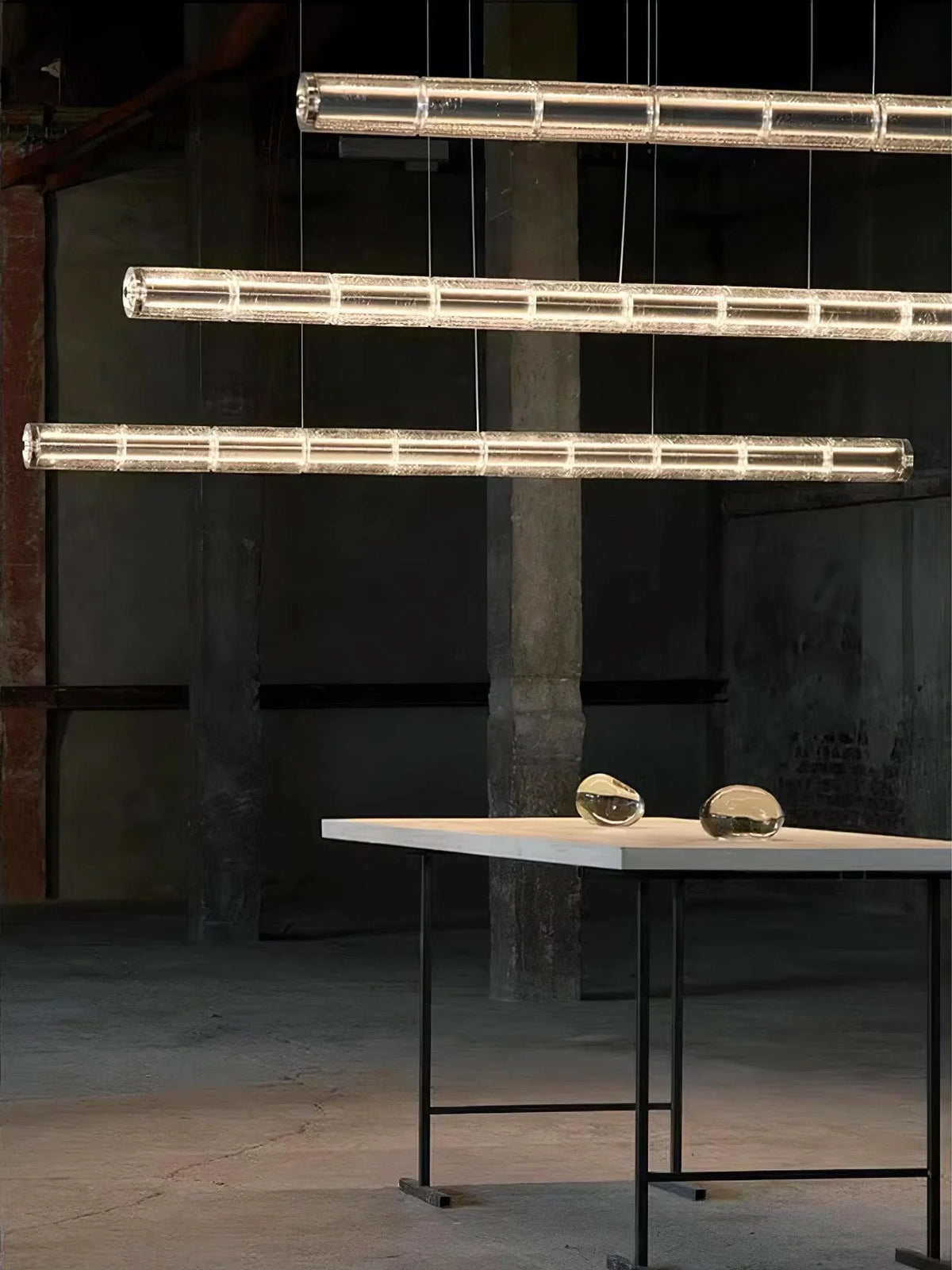 Metavaya Chandelier Mcdade Segmented Glass Chandelier