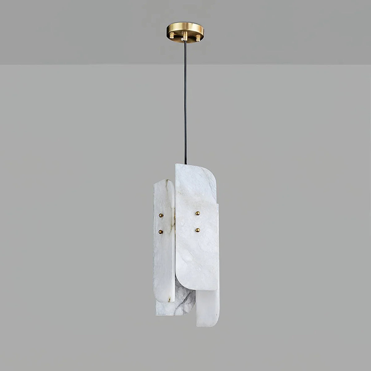 Metavaya Pendant light Dia 15cm x H 40cm / ∅ 5.9″ x H 15.7″ / White Megalith mini-hanglamp 6938617813246 M2023110704-1
