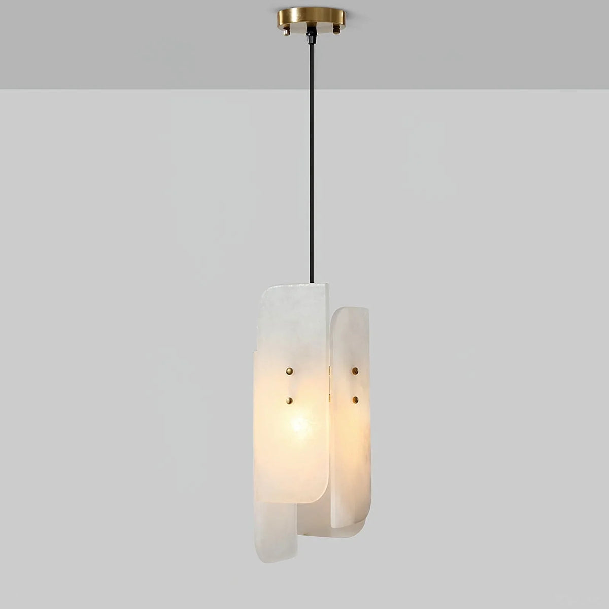 Metavaya Pendant light Dia 15cm x H 40cm / ∅ 5.9″ x H 15.7″ / White Megalith mini-hanglamp 6938617813246 M2023110704-1