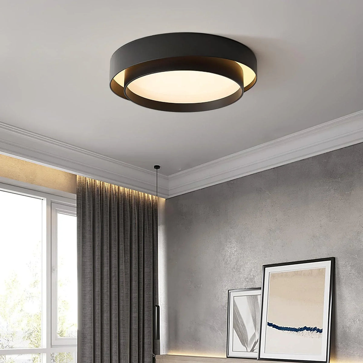 Metavaya Ceiling Lamp Dia 60cm x H 14cm / ∅ 23.6″ x H 5.5″ / White / Warm Light Melody Ceiling Lamp 6938617814175 M2023111102-7