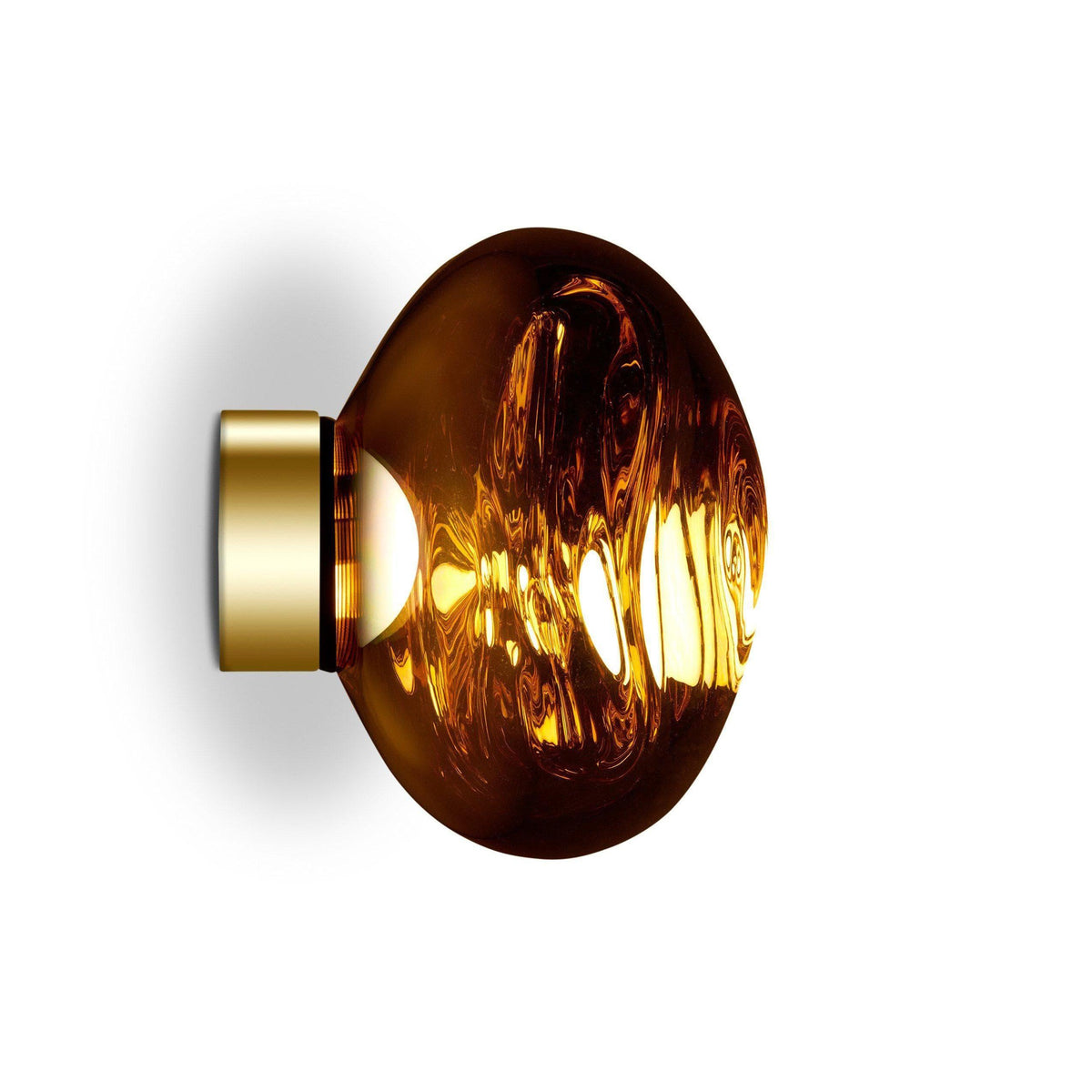 Metavaya Wall lamp Dia 30cm / ∅ 11.8″ / Gold Melt Mini Surface Wall Sconce 6938617830793 M202311121-1