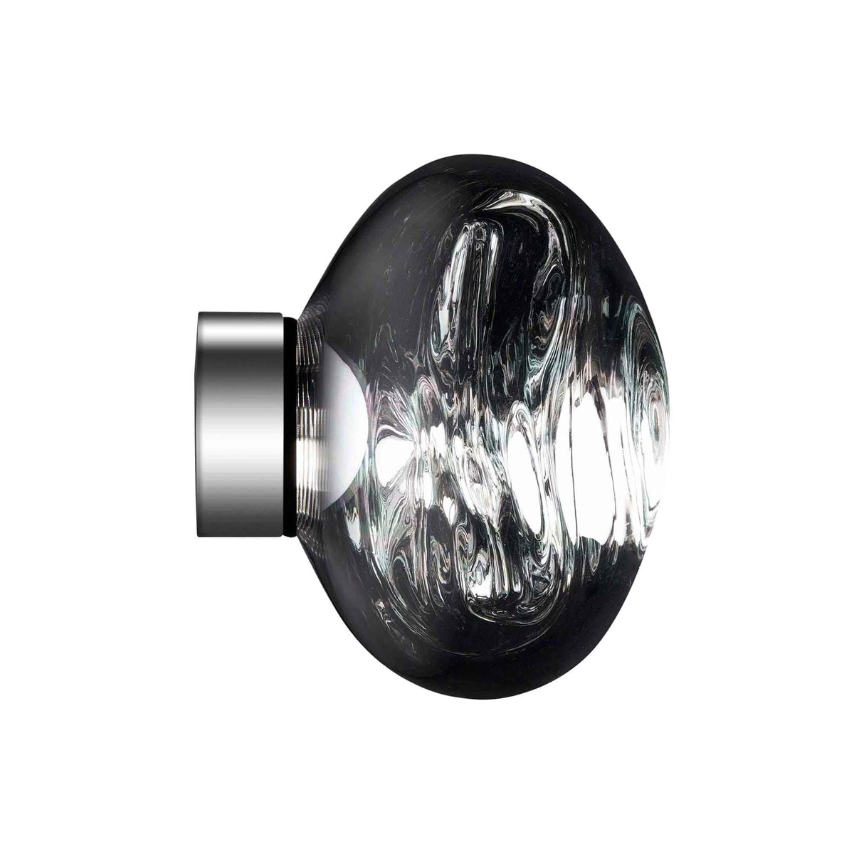 Metavaya Wall lamp Dia 30cm / ∅ 11.8″ / Chrome Melt Mini Surface Wall Sconce 6938617830823 M202311121-4