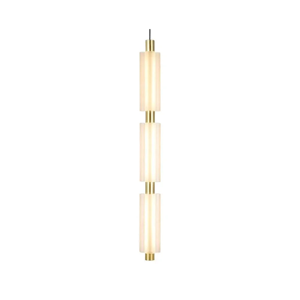 Metavaya Pendant lamp 3heads Dia 11cm x H 104cm / ∅ 4.8″ x H 40.9″ / Gold / Warm White Metropol Pendant Lamp 662668846170 M2023122402-6 Metropol Pendant Lamp | Discount Sale