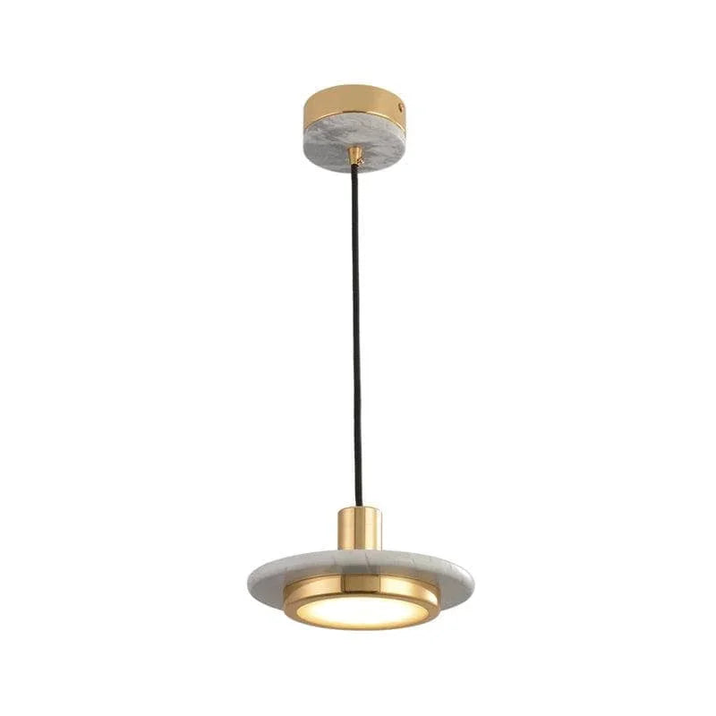 Metavaya Pendant lamp Dia 20 cm x H 9 cm / ∅ 7.8″ x H 3.5″ / White marble / Warm white Bersi Marble Pendants Lamp 6938617818241 M2023120507-1 Bersi Marble Pendants Lamp Sale