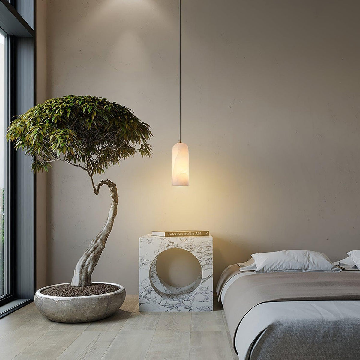 Metavaya Pendant lamp Dia 10cm x H 26cm / ∅ 3.9″ x H 10.2″ / Brass Monty Pendant Lamp 6938617813130 M2023110701-1