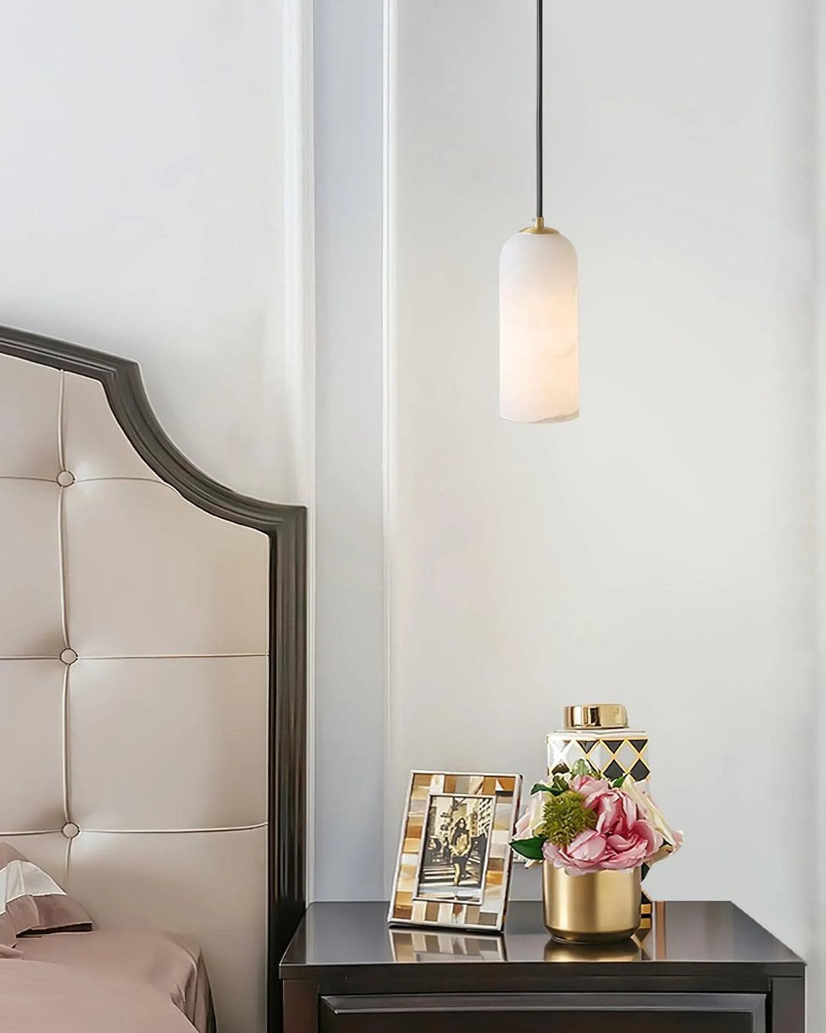 Metavaya Pendant lamp Dia 10cm x H 26cm / ∅ 3.9″ x H 10.2″ / Brass Monty Pendant Lamp 6938617813130 M2023110701-1