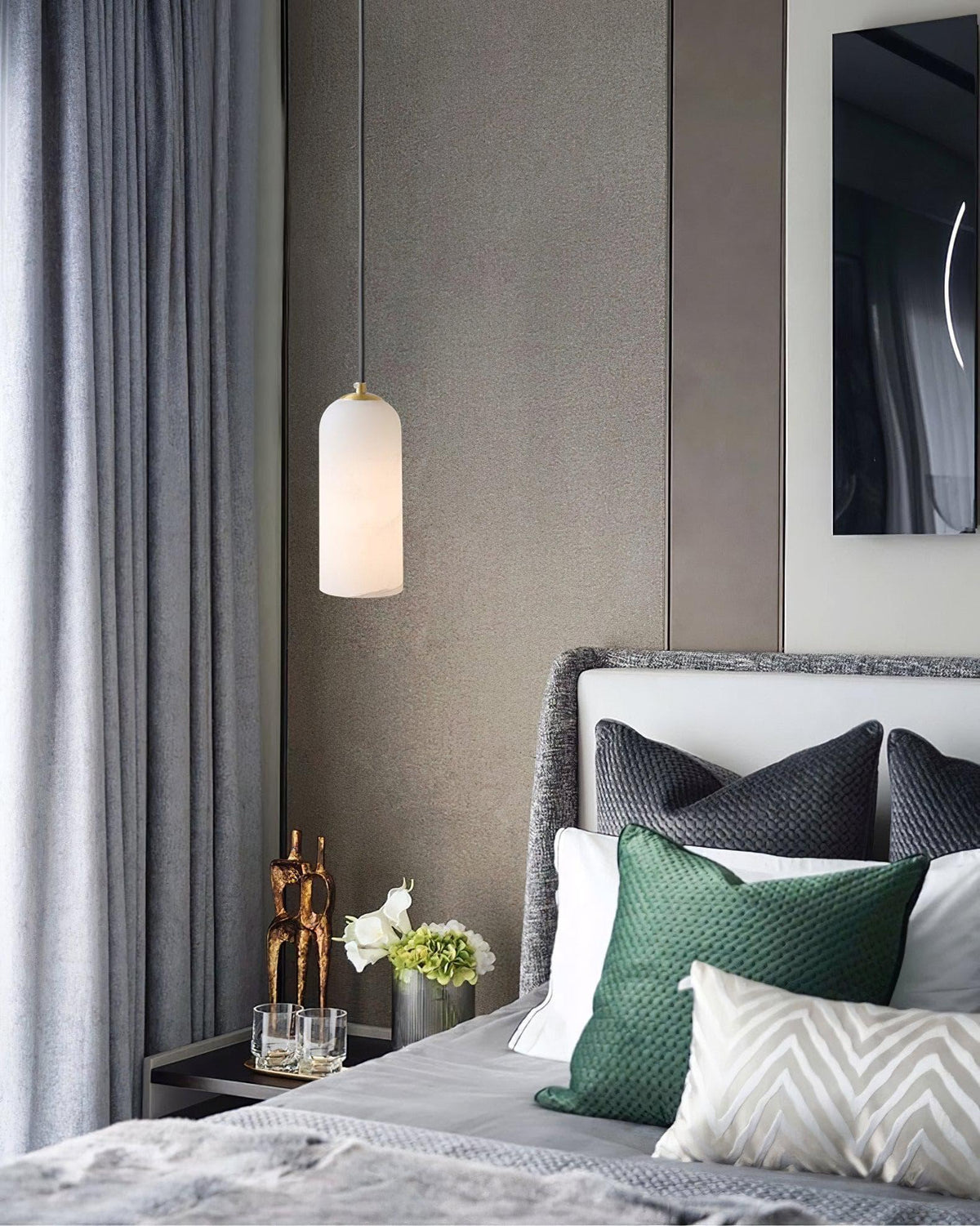 Metavaya Pendant lamp Dia 10cm x H 26cm / ∅ 3.9″ x H 10.2″ / Brass Monty Pendant Lamp 6938617813130 M2023110701-1