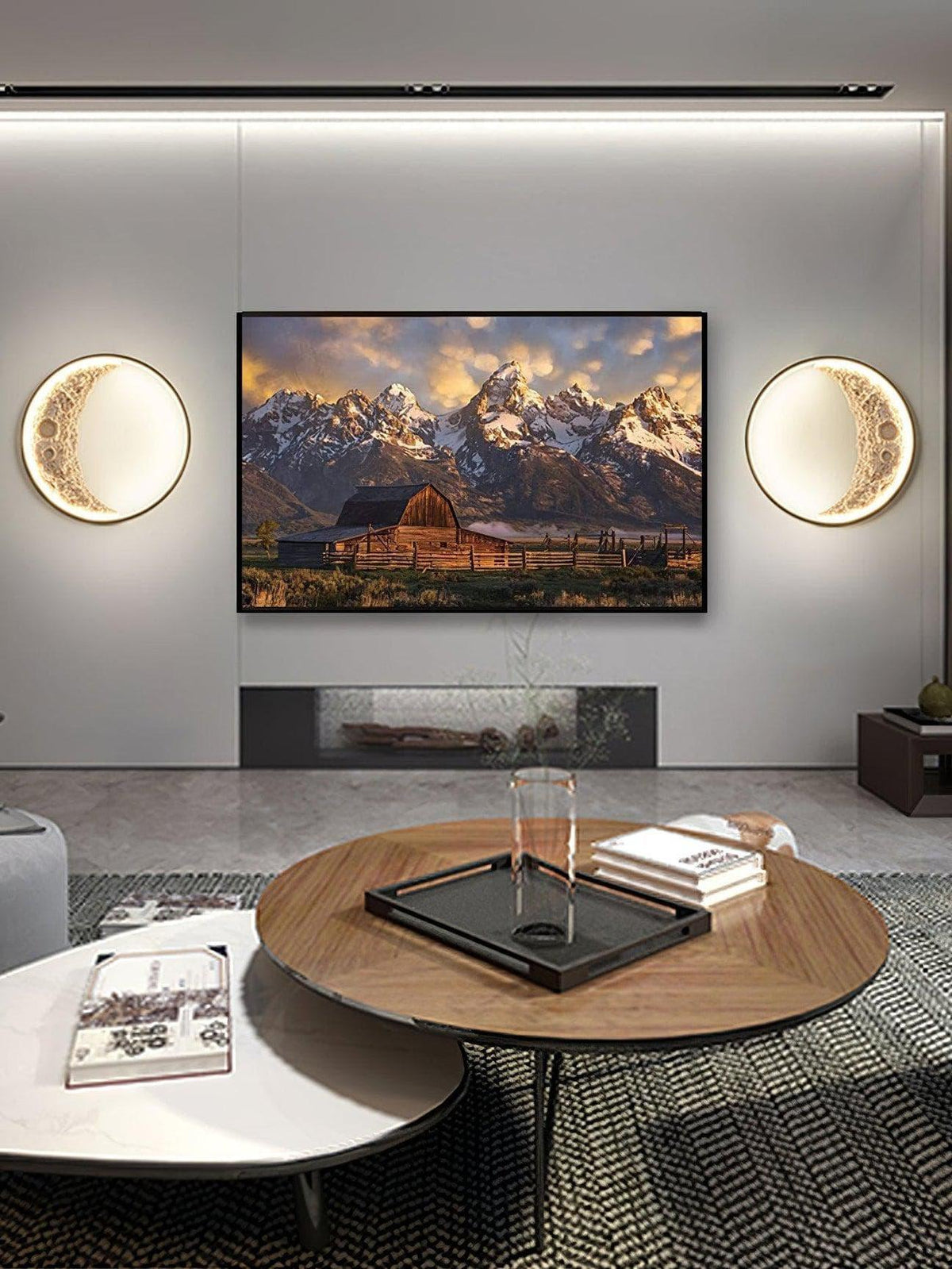 Metavaya Wall lamp Moon Wall Lamp Moon Wall Lamp |Design Style Wall Lamp