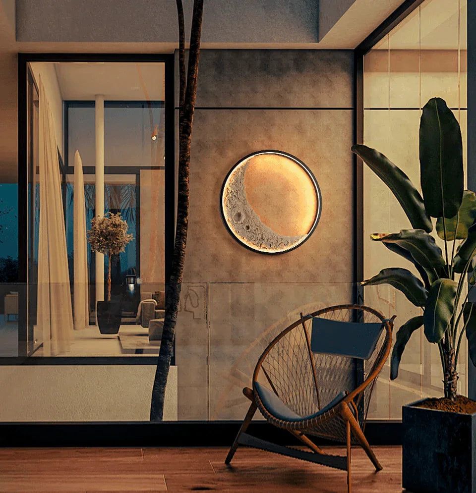 Metavaya Wall lamp Moon Wall Lamp Moon Wall Lamp |Design Style Wall Lamp