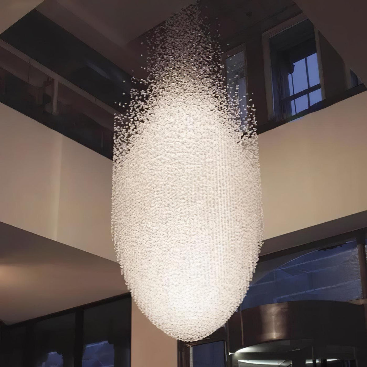 Metavaya Chandelier Multicolor Crystal Stone Chandelier