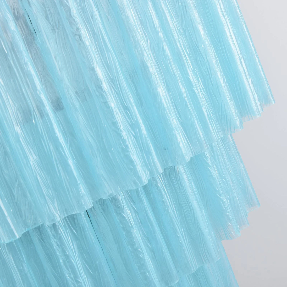 Blue Glass Tubes Chandelier - view 20 | Metavaya