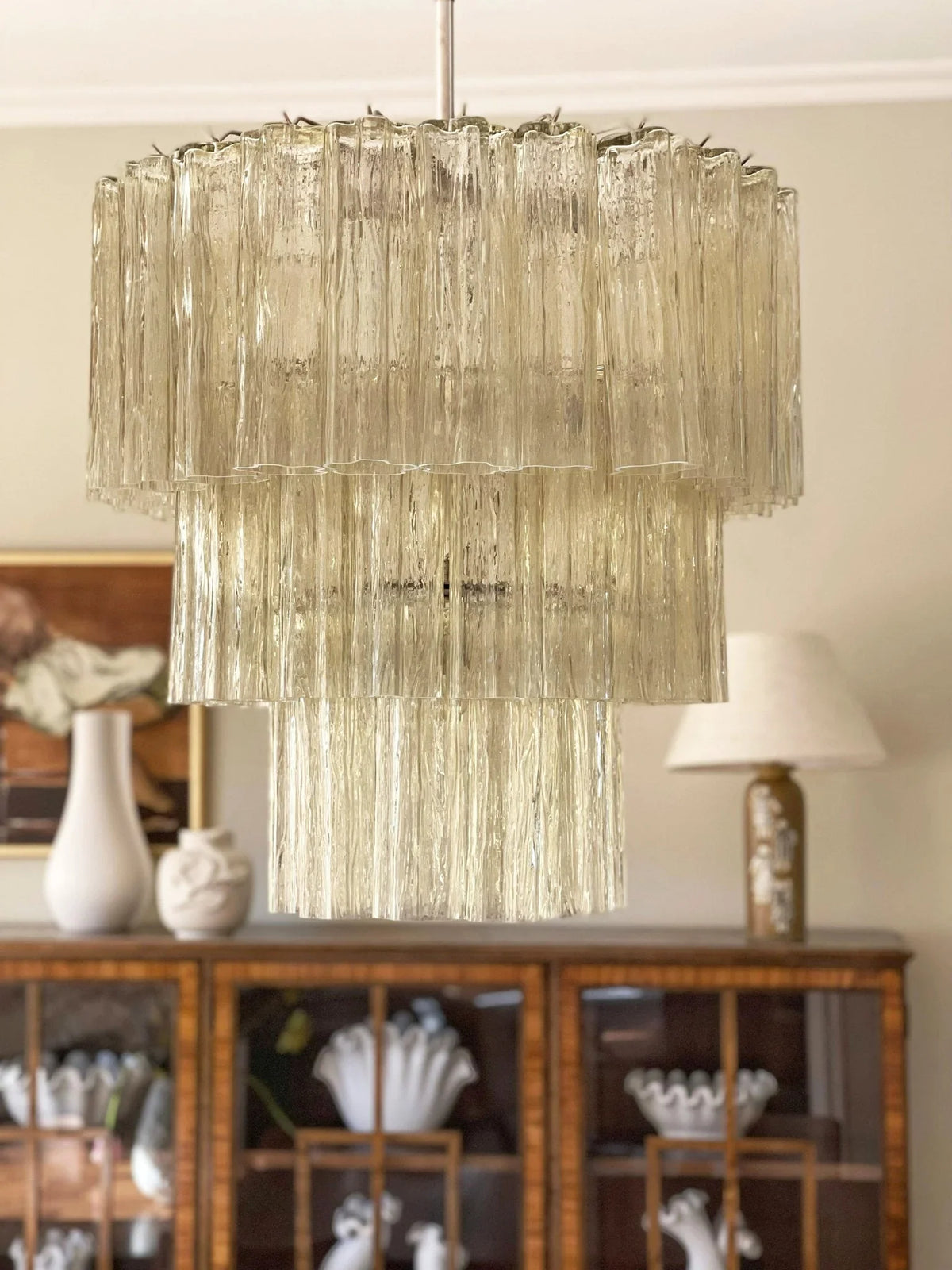 Honey Tubes Chandelier - view 3 | Metavaya