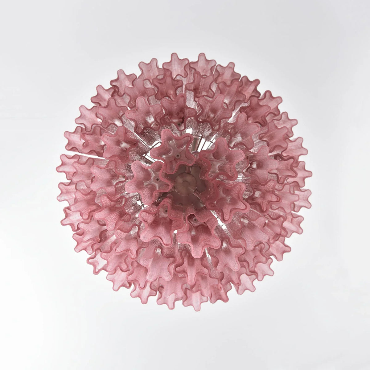 Red Glass Tubes Chandelier - view 12 | Metavaya