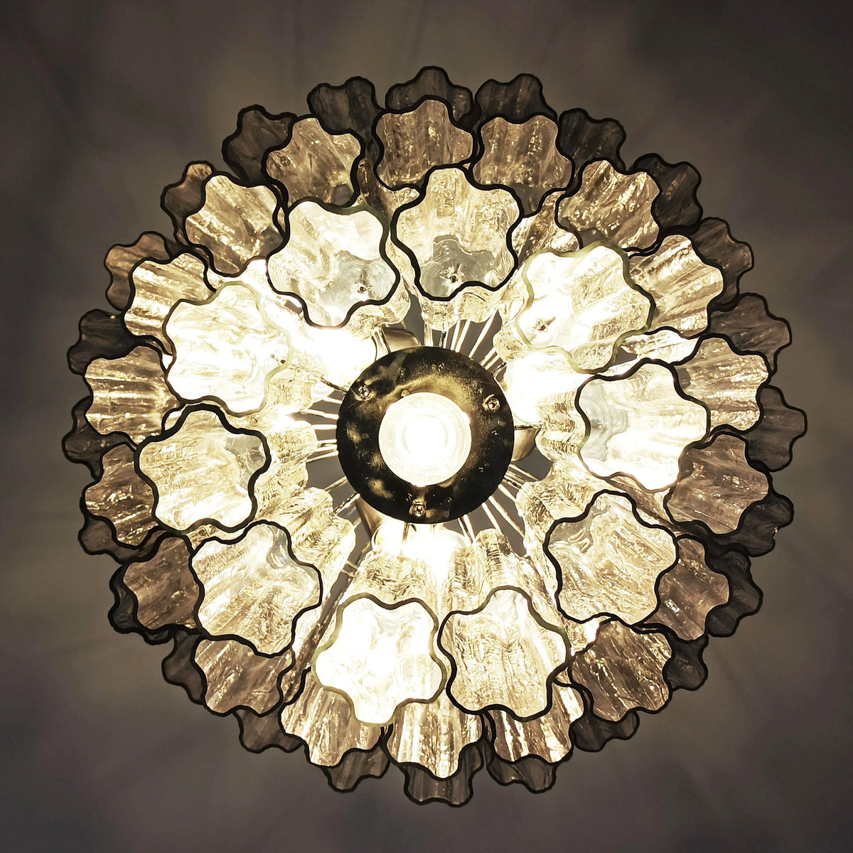 Smoked Tubes Chandelier - view 20 | Metavaya