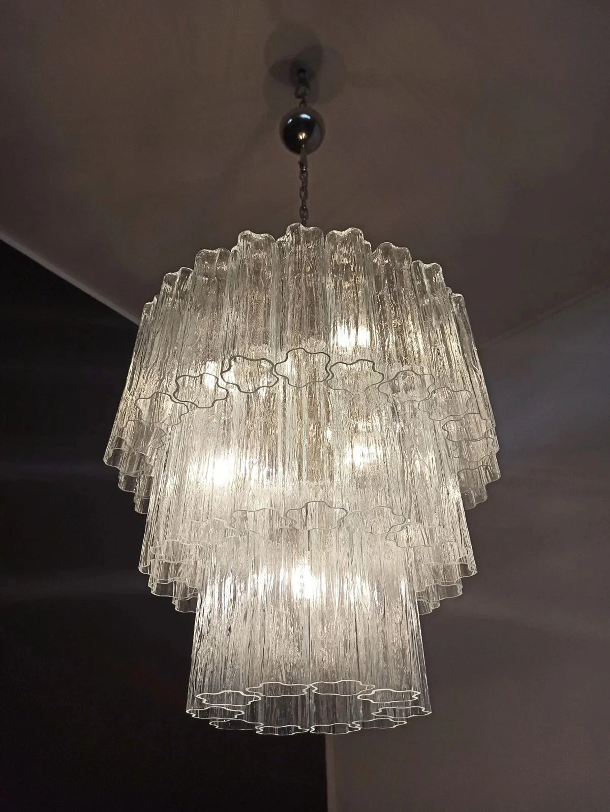 Transparent Tubes Chandelier - view 33 | Metavaya