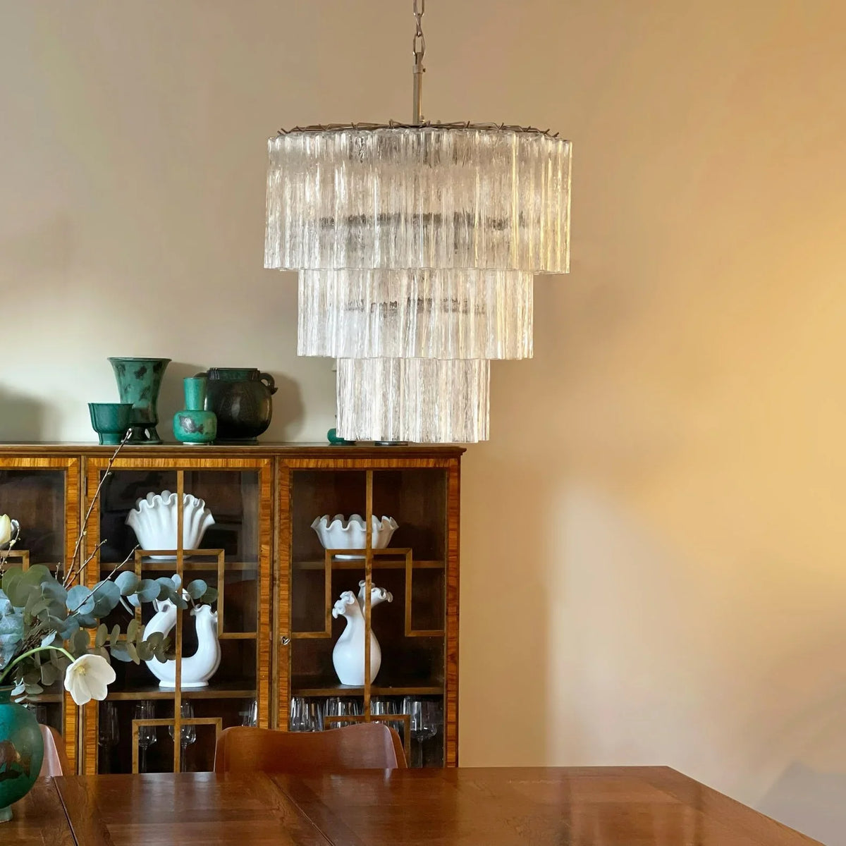 Transparent Tubes Chandelier - view 4 | Metavaya