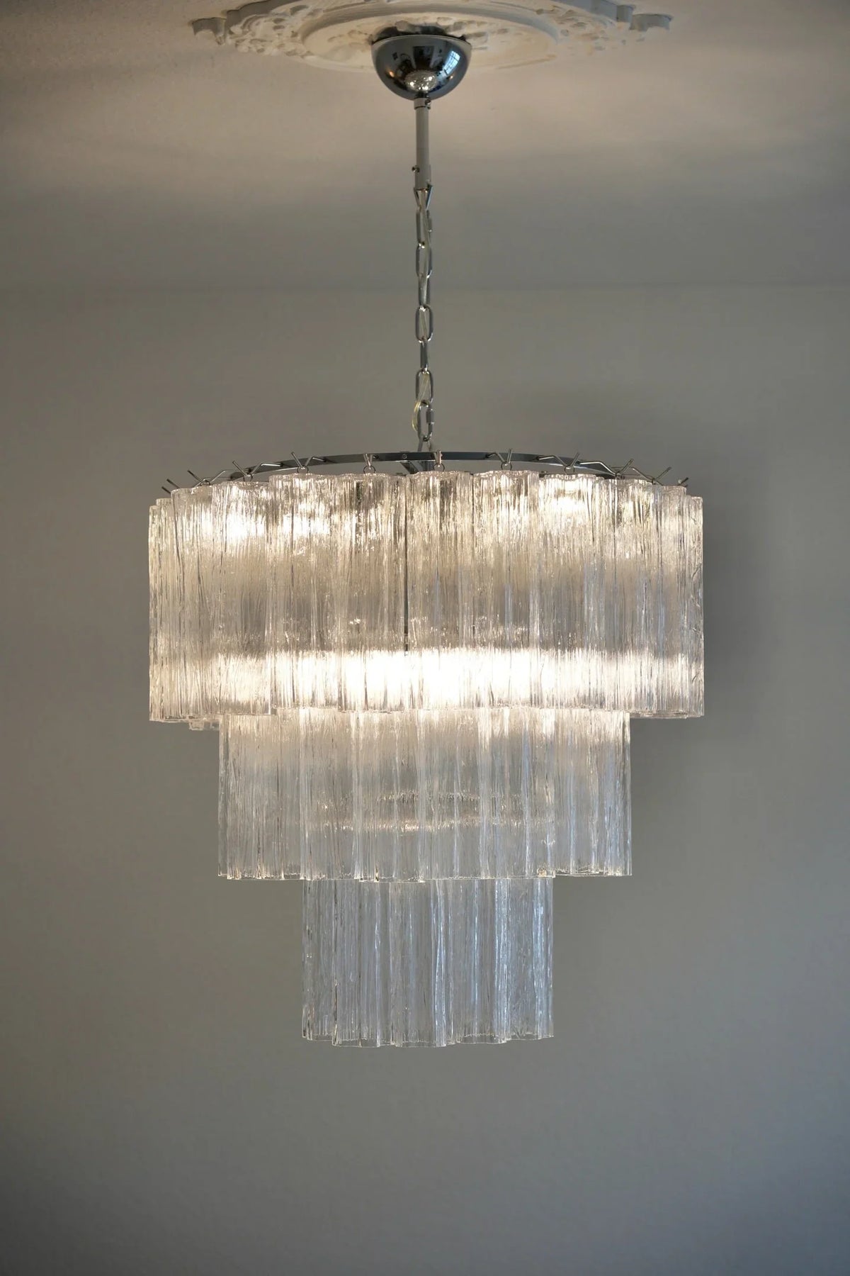 Transparent Tubes Chandelier - view 39 | Metavaya