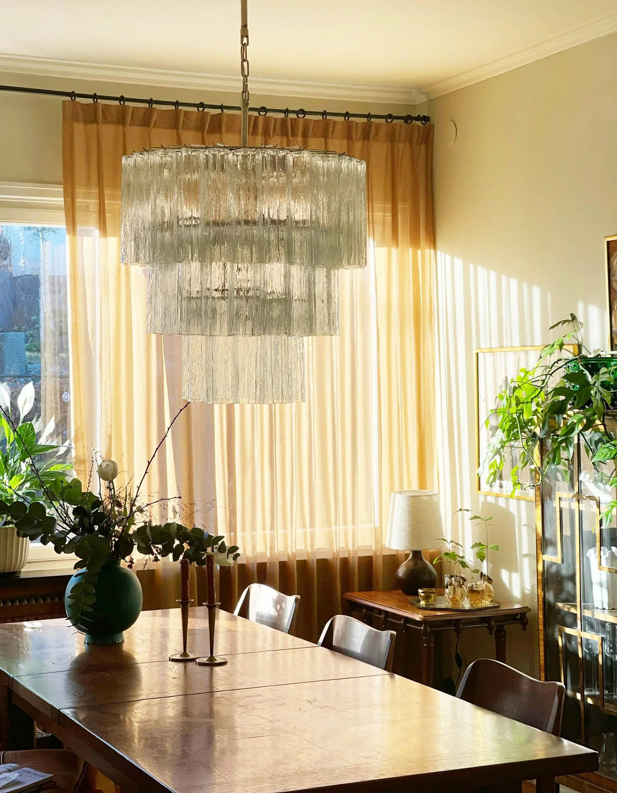 Transparent Tubes Chandelier - view 7 | Metavaya