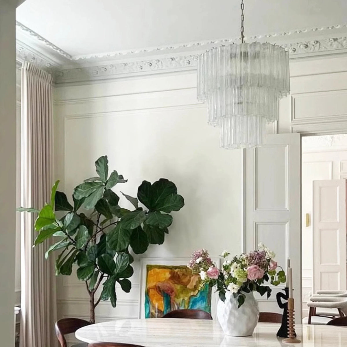 Transparent Tubes Chandelier - view 18 | Metavaya